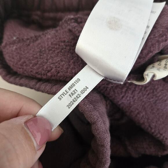 Madewell MWL Betterterry Jogger Sweatpants Manor Purple Size S - Picture 10 of 10